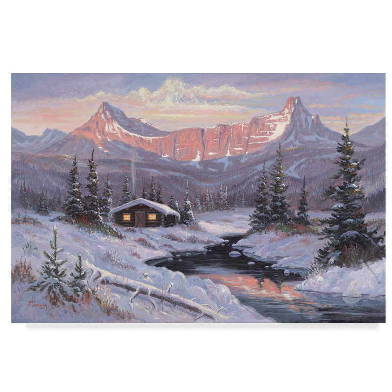 Trademark Art 'Into the Wilderness' Oil Painting Print on Wrapped Canvas | Wayfair